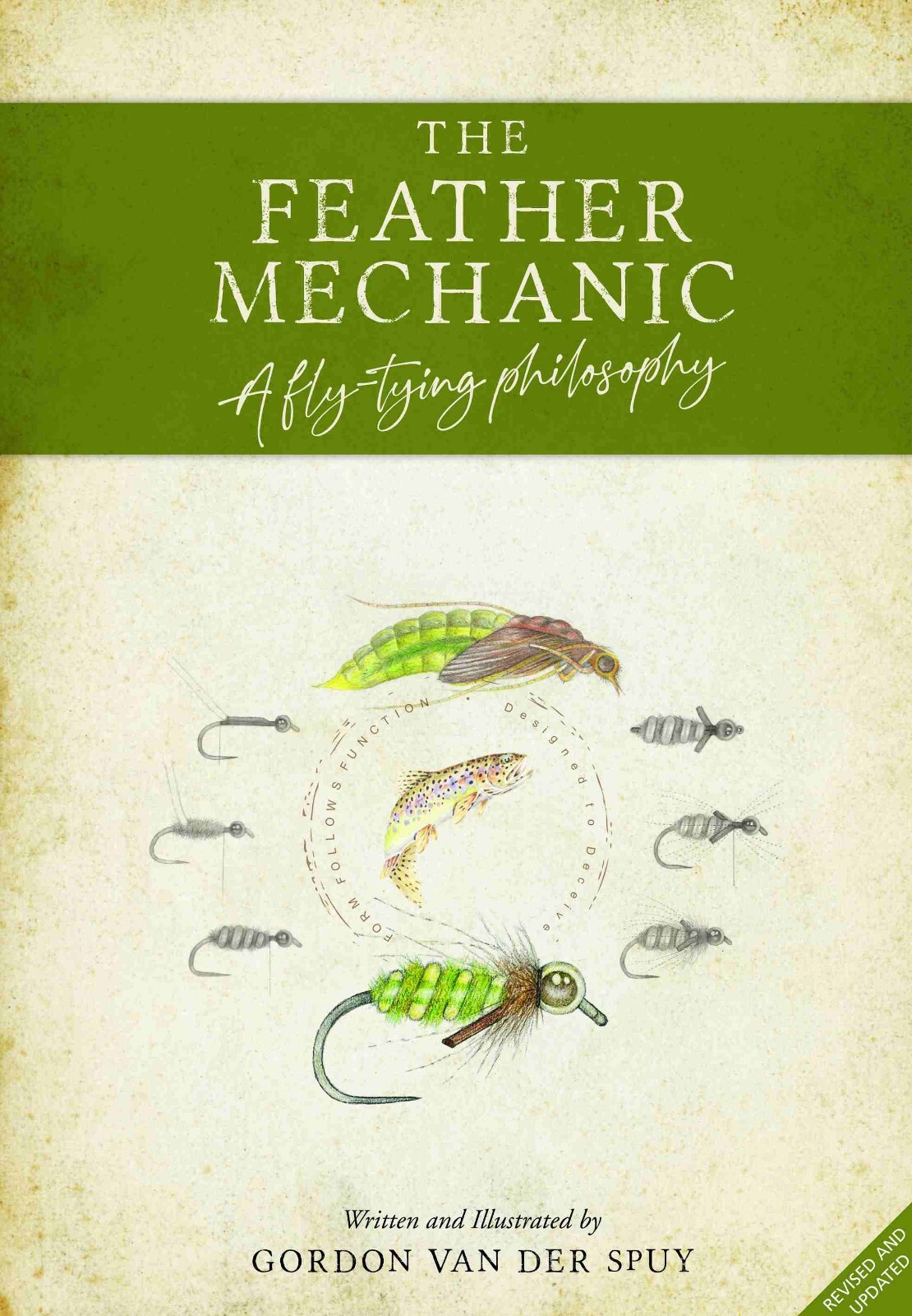VAN DER SPUY FLY TYING & FISHING BOOK FEATHER MECHANIC REVISED REPRINT pbk NEW