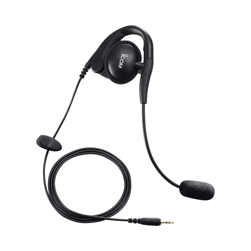 ICOM HS-94 AURICOLARE/MICROFONO CON GAMBO REGOLABILE E ARCHETTO - Immagine 2 di 3
