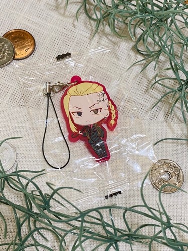 Ken Ryuguji Draken Rubber Strap Charm Tokyo Revengers Keychain Anime Japan - Picture 3 of 3
