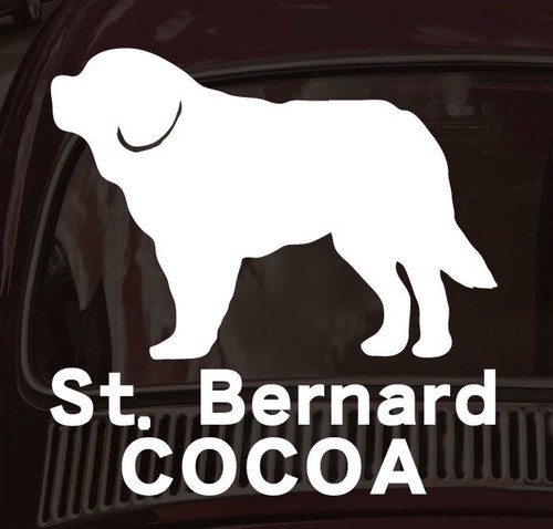 Dog Series4 (R–Y), Personalized Pet 3M Silhouette Car Stickers, Custom Text - Picture 22 of 57