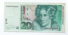 GERMANY 20 MARK 1993 PICK 39 LOOK SCANS