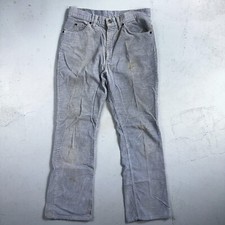 Levis 517 Vintage 80s Corduroy Jeans Mens 33x34 Bootcut Blue Tab USA Made Pants