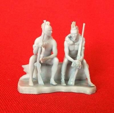 FIGURA OESTE AMERICANO / INDIOS / VAQUEROS / ESCALA 70 MM / MB MODELS  