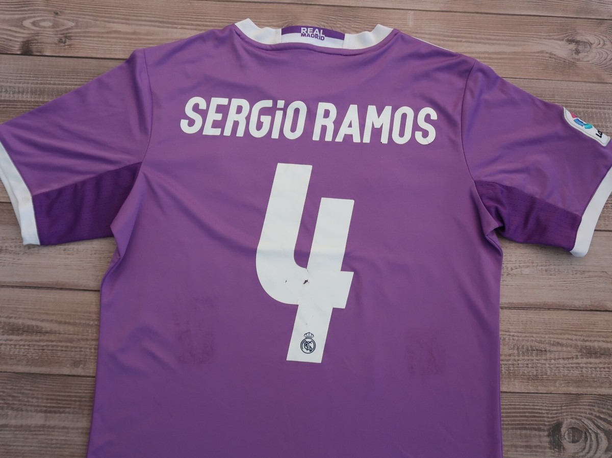 ✓Adidas Soccer Jersey Real Madrid Sergio Ramos #4 football