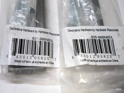 2-QTY Sutton 635-96BNBDL 4-3/4'' Length Cabinet Pull Brushed Pewter - Picture 2 of 3