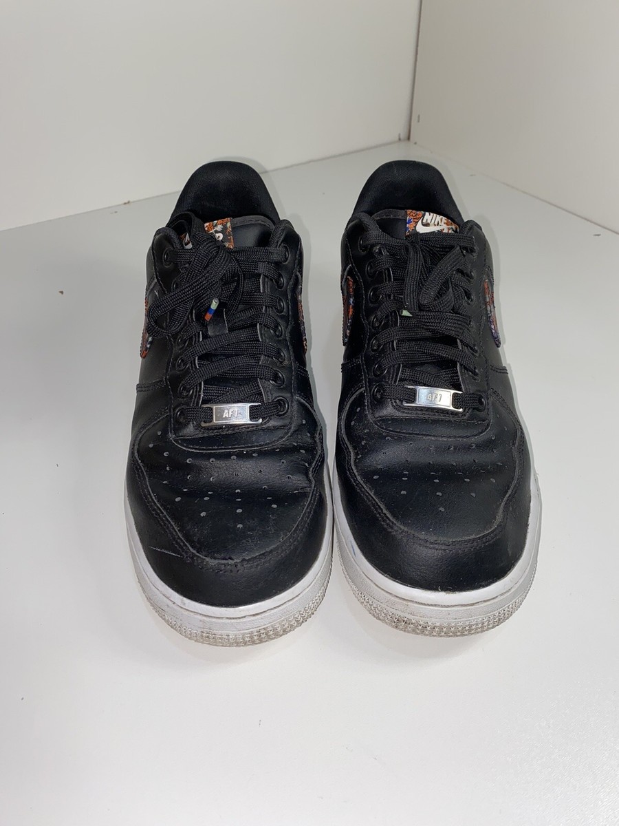 Nike Air Force 1 ‘07’ Low CZ7933-001 Men’s Size 13 Black Floral Athletic Shoes NIKE AIR FORCE 1  main image 4