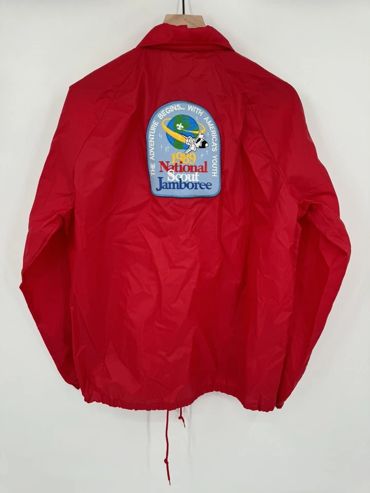 Vintage Boy Scouts America BSA 1989 National Scout Jamboree Mens Medium Jacket - Image 2 of 4