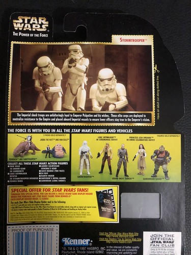 Star Wars Power of Force Freeze Frame Action Slide lot of 3 Figures - Picture 7 of 7