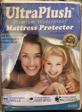 Waterproof Premium Queen Mattress Protector Soft & Comfortable Stretchable NEW