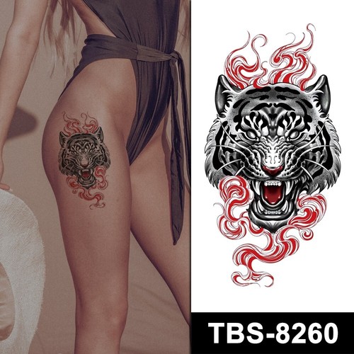 Temporäre Tattoos Tiger Klebetattoos Wasserdicht Tattoo Aufkleber - SteadyINK - Bild 8 von 31