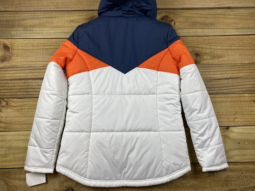 NWT Womens MLB G-III 4Her Carl Banks Detroit Tigers Puffer Jacket Sz M Hooded - Picture 8 of 9