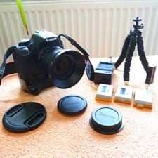 XXL SET Canon 500D l 18x55mm obiettivo l DSLR fotocamera reflex video FULLHD
