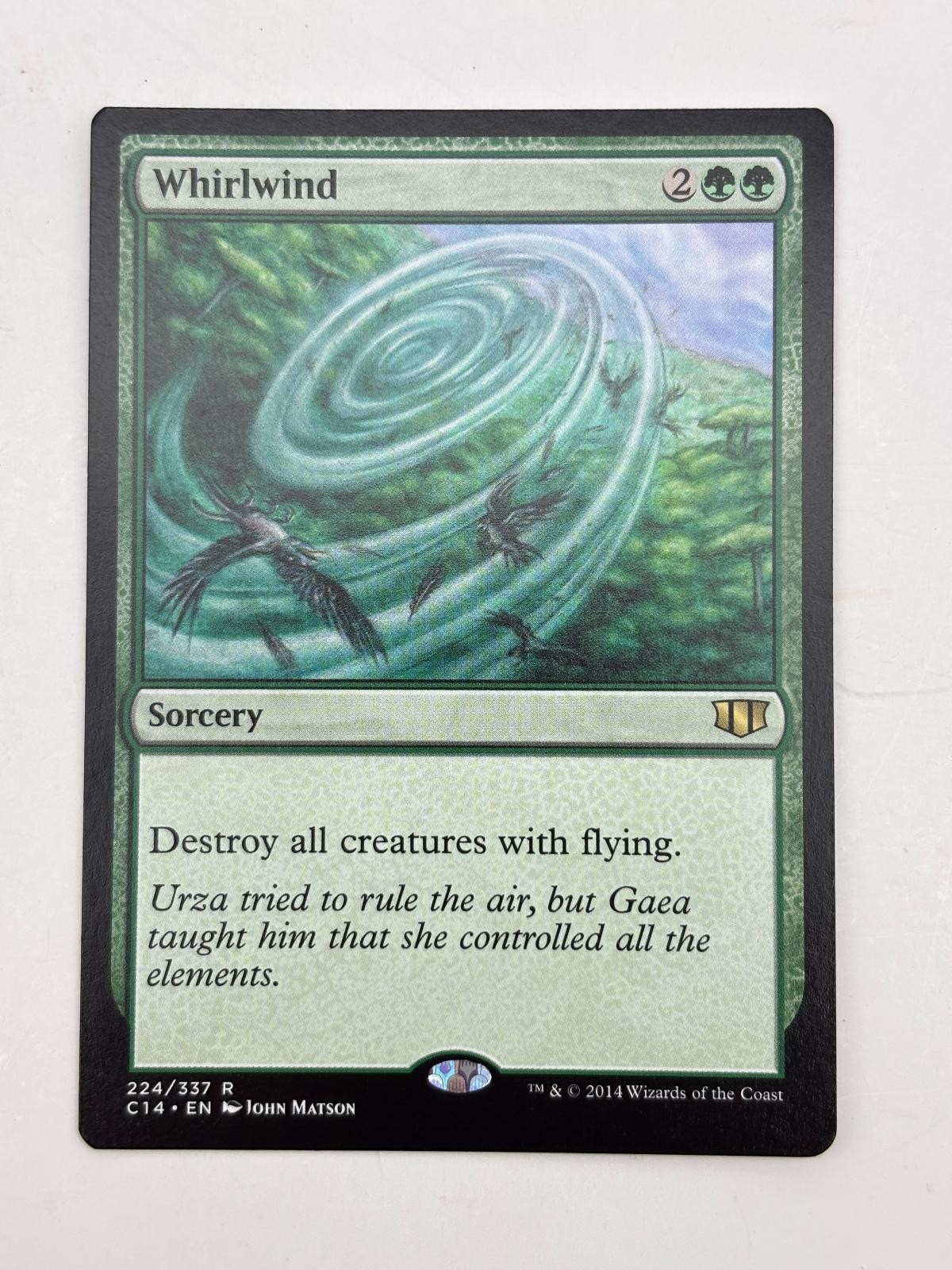Whirlwind 224 Rare Commander 2014 Magic: The Gathering Near Mint
