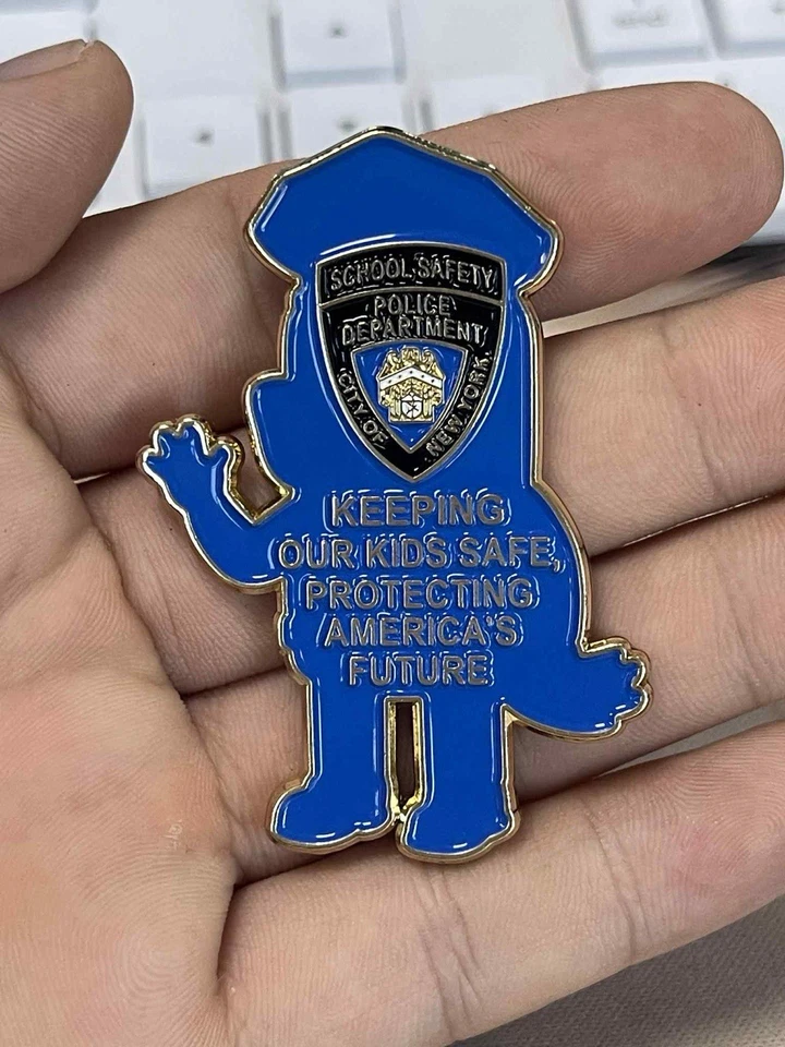 🔥NYPD SRO Challenge Coin! These Are Brand New Bluey Coins. 2-1/4” Tall - Image 2 of 2