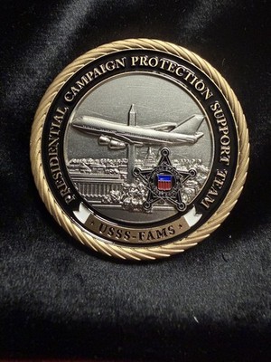 Federal Air Marshal - US Secret Service Campaign Challenge Coin FAMS FAM USSS