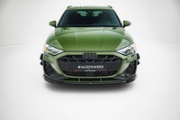 Front Ansatz V.2 FüR Audi S3 / A3 S-Line 8Y Facelift Frontspoiler Schwarz