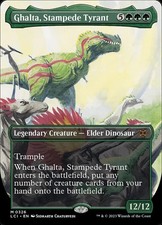 Ghalta, Stampede Tyrant - Extended Art LCI NM MTG