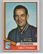 1974-75 O-Pee-Chee #9 Emile Francis CO  New York Rangers V103454