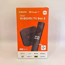 Xiaomi Mi Box S 4K 2nd Gen Android TV Box 8GB HDMI Black Remote Power Adapter