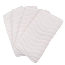 Ubbi Quilted Reusable Changing Pad Liner Covers - White
