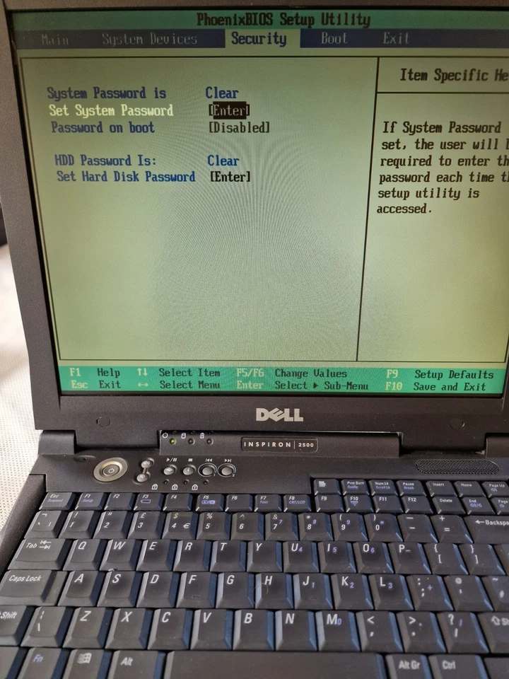 Vtg Dell Inspiron 2500 Pentium III 14,1" 20gb IBM Hdd Untested Read Description - Image 4 of 4