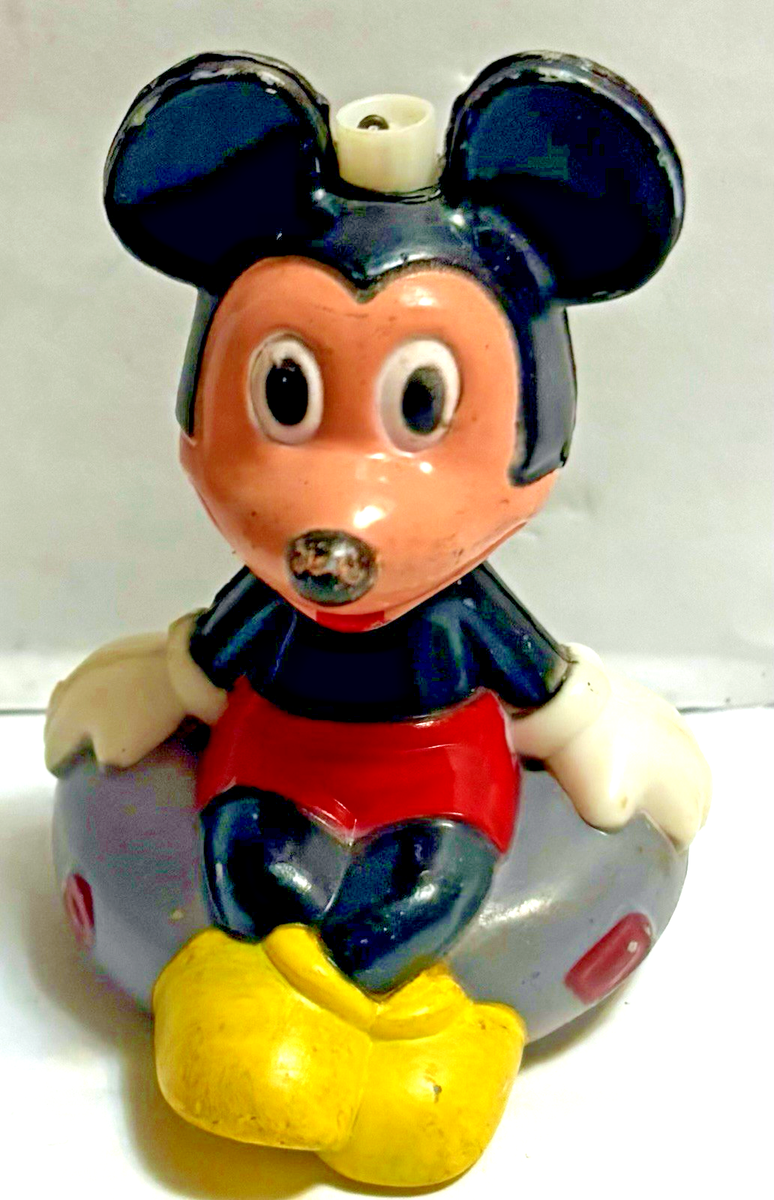 Vintage Disney Mickey Mouse Inner Tube Fishing Bobber Toy Figure