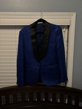 Blue tuxedo jacket