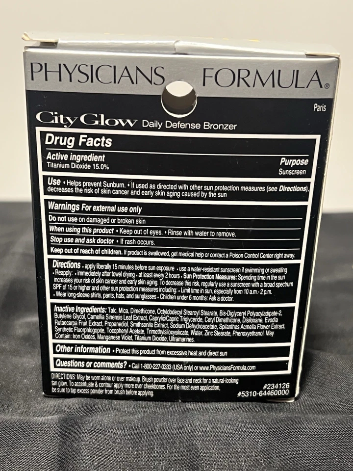 Physicians Formula City Glow Daily Defense Bronzer, Paris 6446 - Image 2 of 4