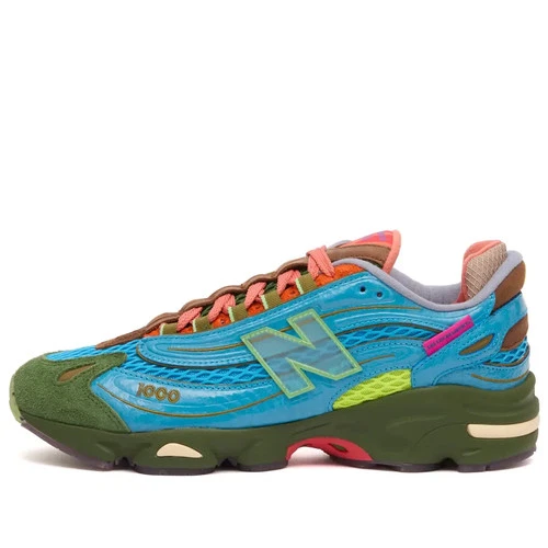 New Balance x Salehe Bembury 1000 Sneaker in Blau / Grün