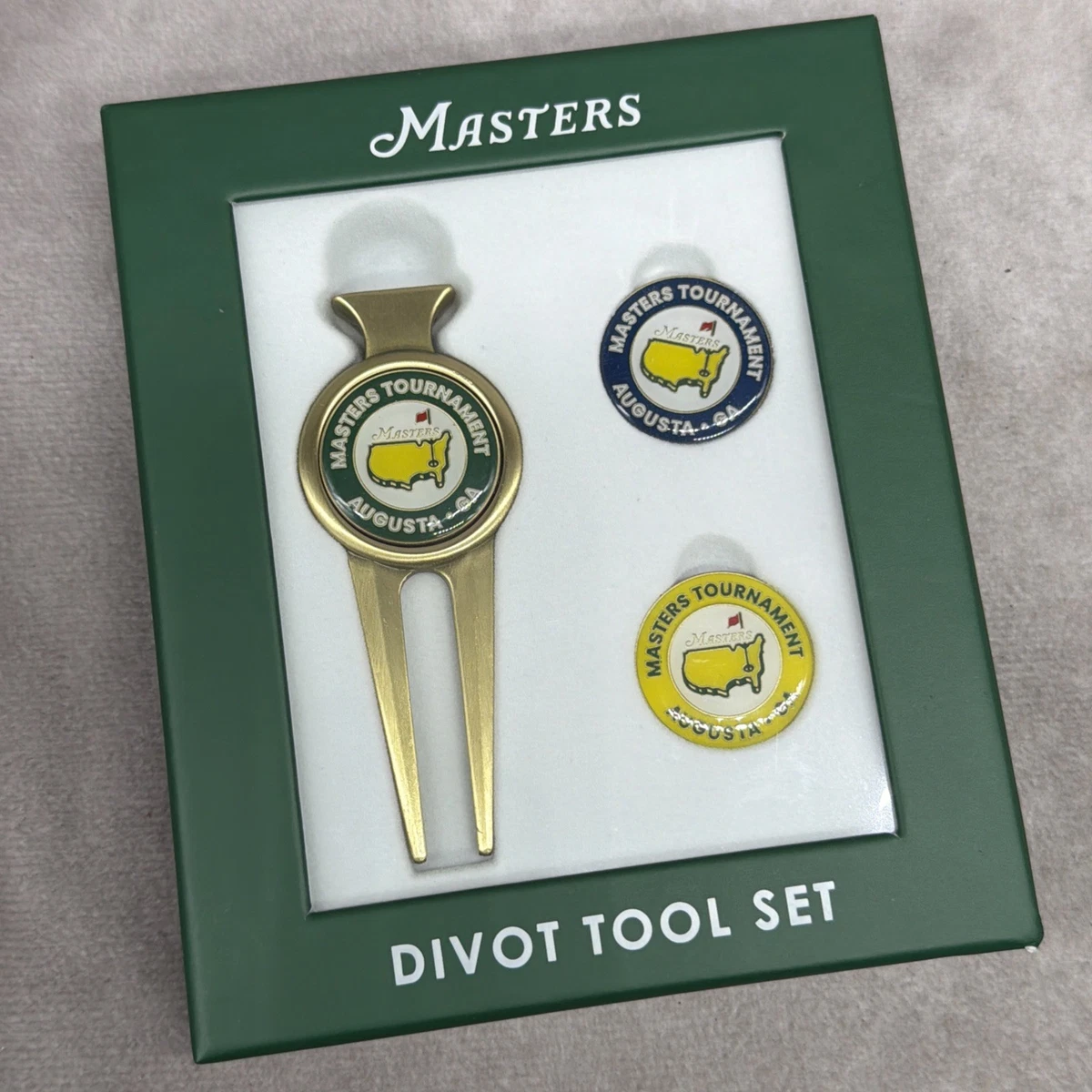 その他 Masters Divot Tool Set 2026 Masters Tournament Divot Tool Set Augusta National Golf