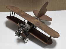 Metal Biplane Model