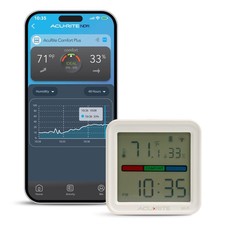 AcuRite Digital Indoor Thermometer and Hygrometer, White