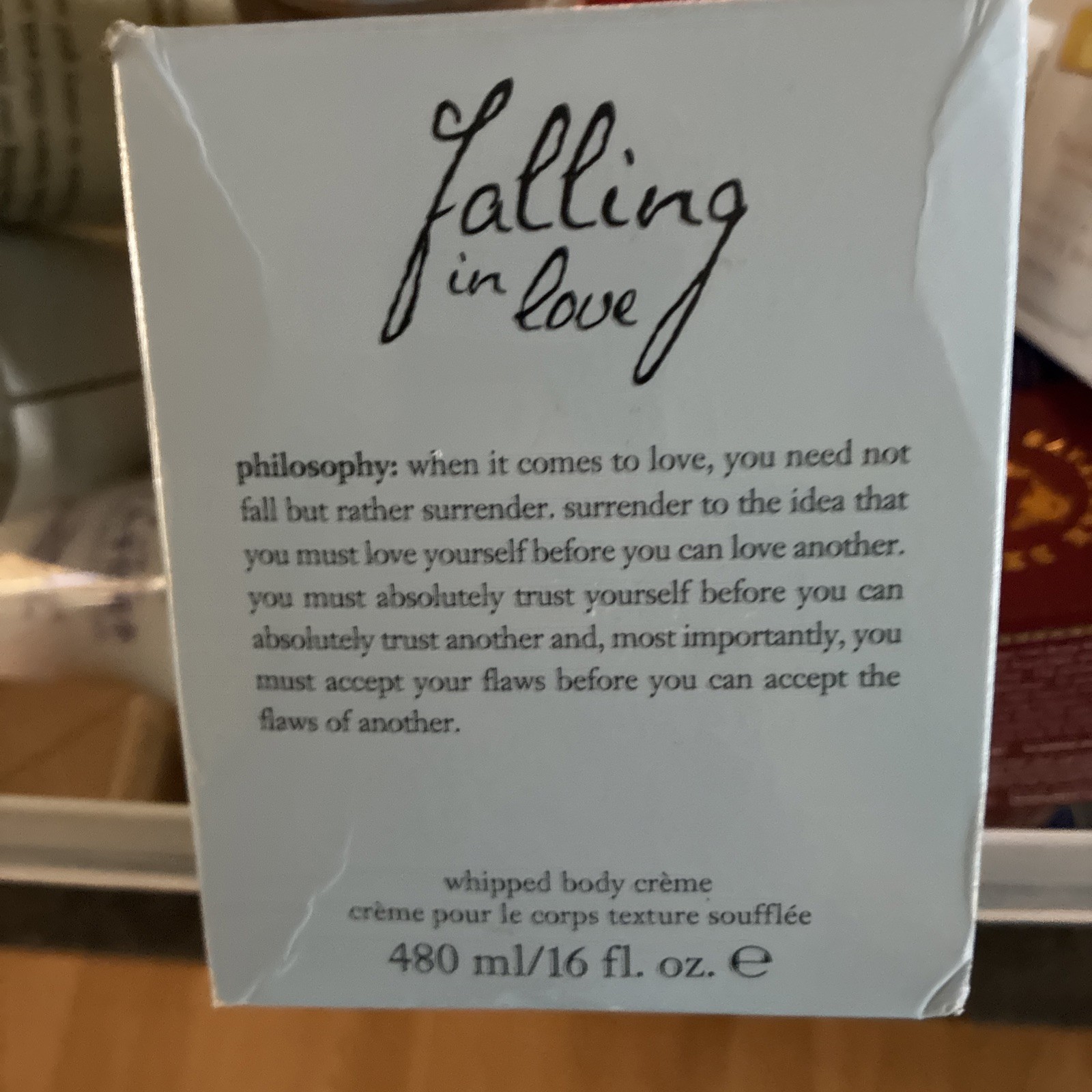 Philosophy Falling In Love Luminous Body Cr&egrave;me 16 fl oz / 4