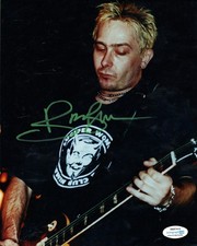 Brian Baker Signed Autographed 8x10 Guitar Photo Minor Threat ACOA
