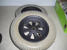 Jazzy E660 Drive Wheels 3.00-8 Tires Good Tread Good Tubes