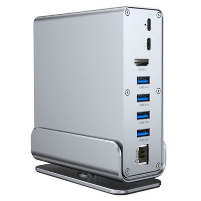 15 In 1 Vertical USB C Hubs For Features 4K HDTV And USB3.0 Port Gigabit LANs