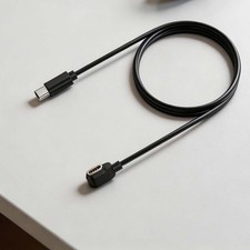 Fast Charge USB Cable Compatible with For Rokid Smart Glasses - 1m Black