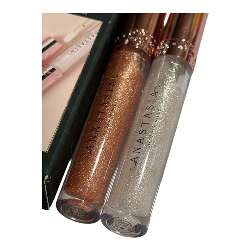 Anastasia Beverly Hills Sparkle Gloss Duo – Amber Sparkle & Honey Diamond NEW - Picture 2 of 4