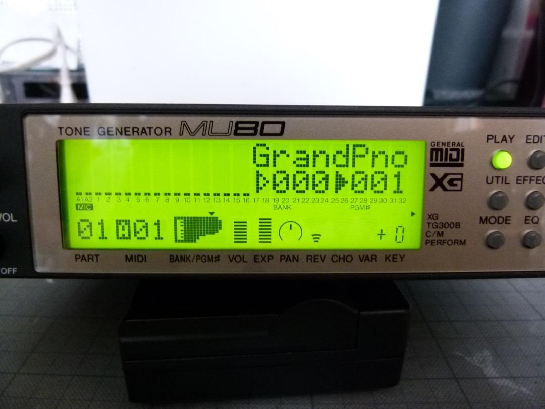 YAMAHA(ヤマハ) トーンジェネレーター MU80 Yamaha MU80 Tone Generator Sound Module MiDI sound source | eBay