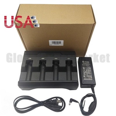 US 4-Slot Battery Charger Station for Zebra DS3678 DS3600 LI3678 SAC3600-4001CR