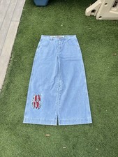 Wide Leg Baggy Skater Y2K Light Blue Rollin JNCO Jeans 34x32 