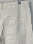 Pilcro Womens Jean Salt Rock White Size 27 Adi Mid Rise Flare Raw Edge Hem — photo 7