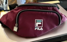 FILA marsupio marsupio vita bordeaux unisex regolabile nero cinturino logo
