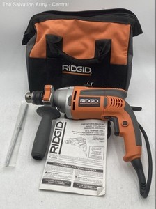 Ridgid R5013 1/2 Inch Auxiliary Handle Corded Hammer Drill With Case