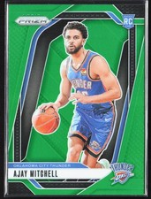 2024-25 Panini Prizm Ajay Mitchell Green Rookie Card RC #226 OKC Thunder