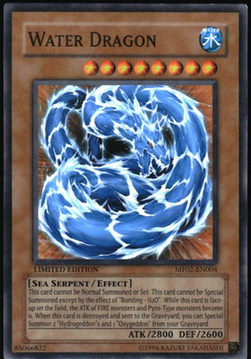#ad Yu Gi Oh Water Dragon 2006 MF02 EN004 Rare Limited Edition $4.49