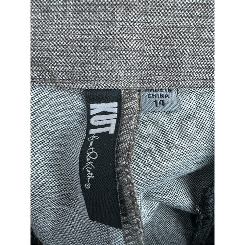 Kut from the Kloth Brown Office Career Work Business Bootcut Trouser Pants 14 - Picture 2 of 11