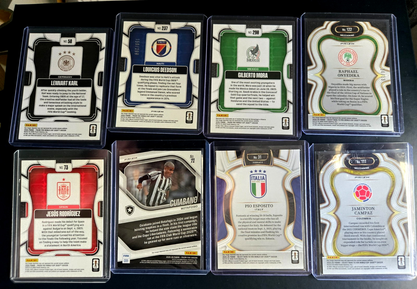MASSIVE (16) Mixed Soccer RC Lot  Mora Fofana Etc /99 /68 Parallels view 4