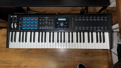 Arturia KeyLab mk2 61-key Keyboard Controller - Black (Pedal and Stand Included)
