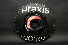 Power2max Type Road Bike Power Meter, 130 BCD w/ Praxis Works 54/42T Chainrings.
